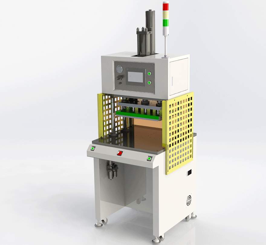 XDY-3046SZ四柱增壓式熱壓機(jī)展示